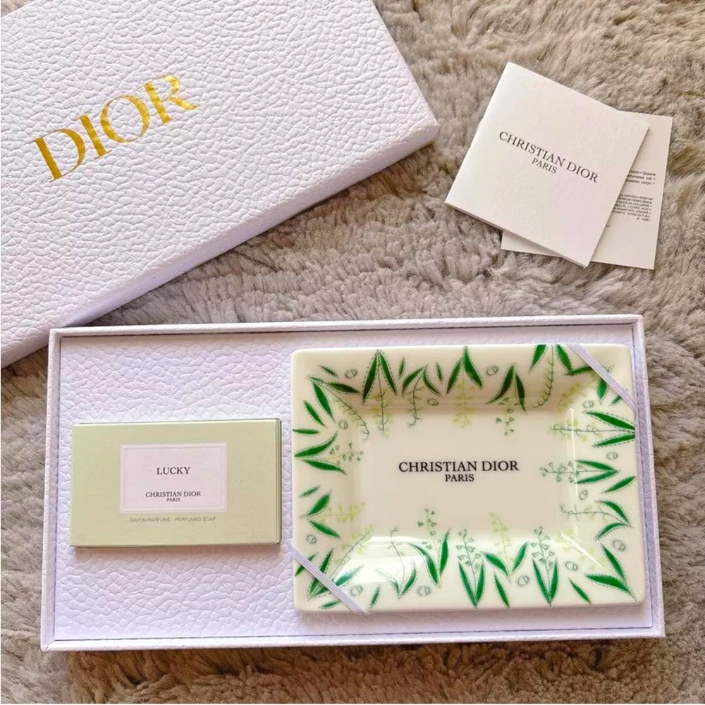 Christian Dior Soap & Dish Tray Lucky 7 Set Platinum Member Limited Gift New